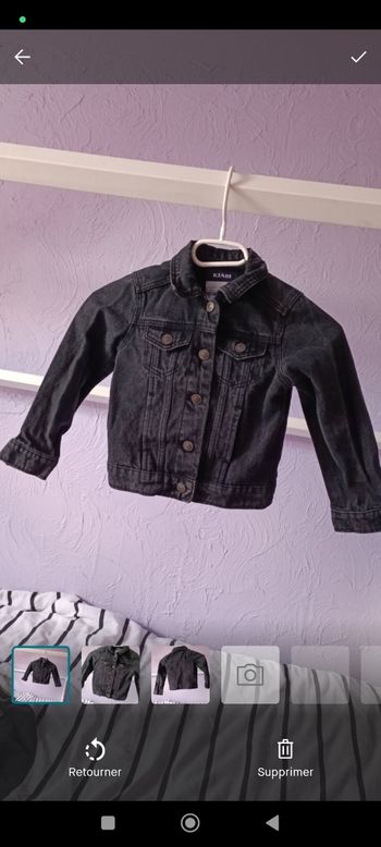 Veste en jean