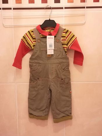 Ensemble salopette Neuf Étiqueté T12 mois - V92B