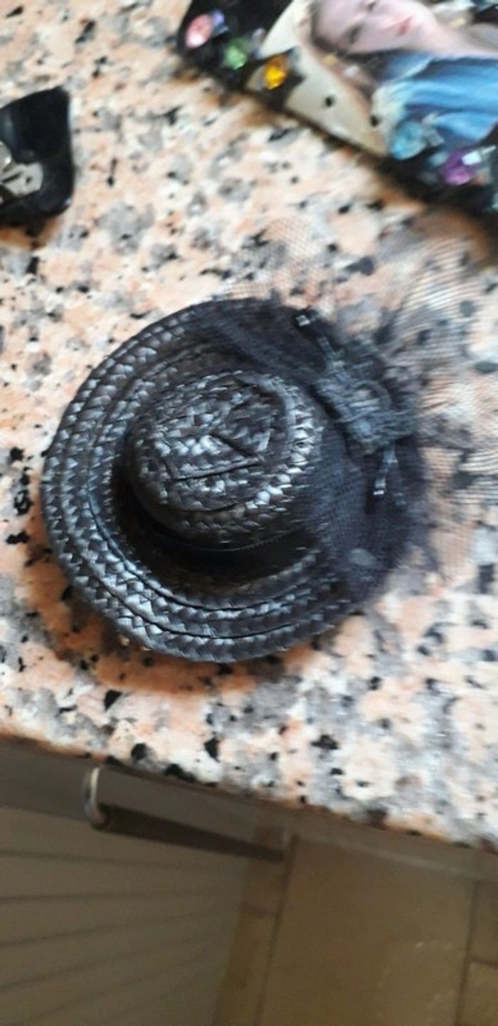 2 barettes chapeaux fille