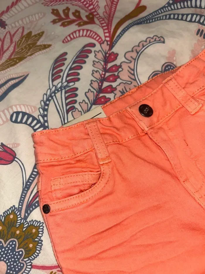 Short bermuda orange corail orchestra - photo numéro 3