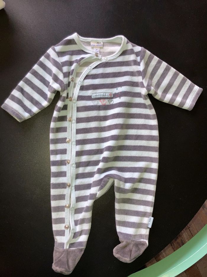 Pyjama mixte 1 mois