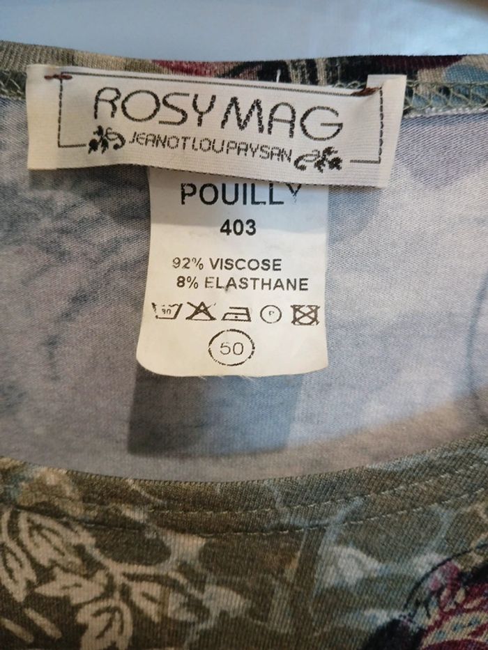 Tee-shirt RosyMag, Jeanot lou Paysan, taille 50 - photo numéro 3
