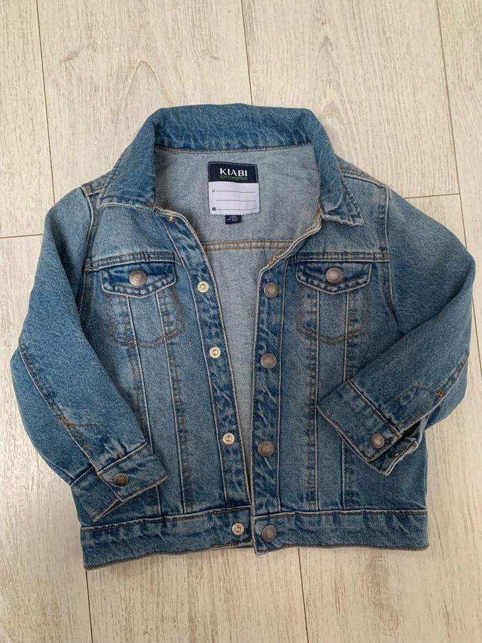 Veste jeans bleue 24 mois Kiabi - photo numéro 2