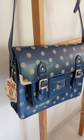 Sac style cartable  Neuf avec étiquette marine et beige