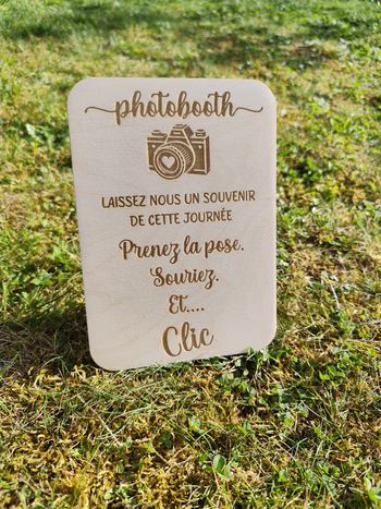 Pancarte mariage photobooth