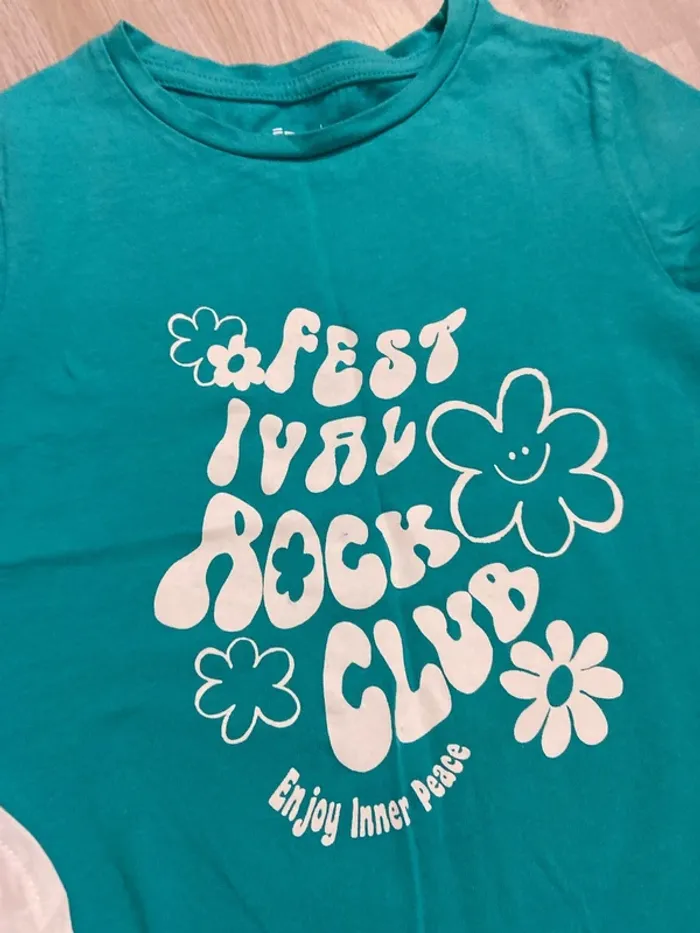 Lot de 2 t-shirts à manches courtes Gemo Taille 6 ans - photo numéro 4