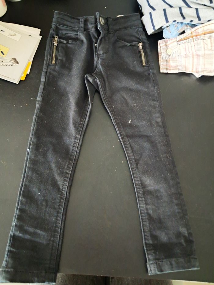 Pantalon slim ikks noir - photo numéro 3