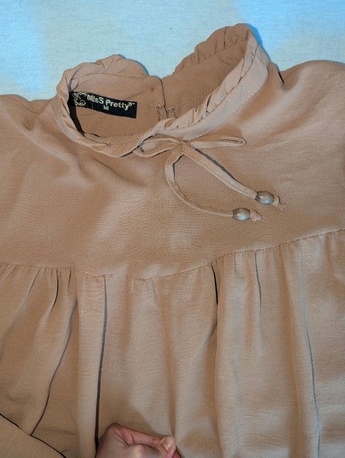 Robe ample beige camel taille 38 M - photo numéro 3