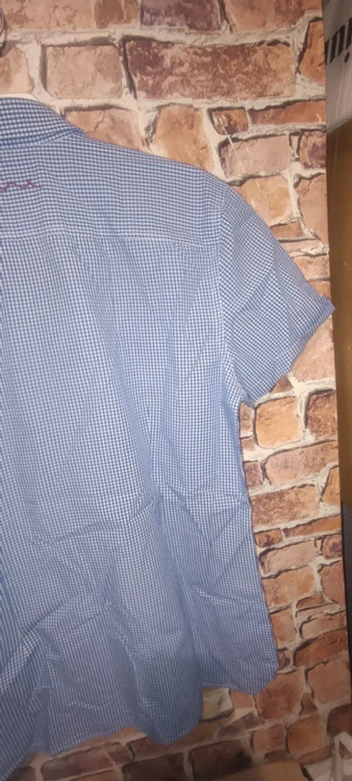 Chemise petit carreaux bleu Teddy Smith - photo numéro 7