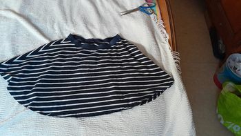 Jupe marine patineuse