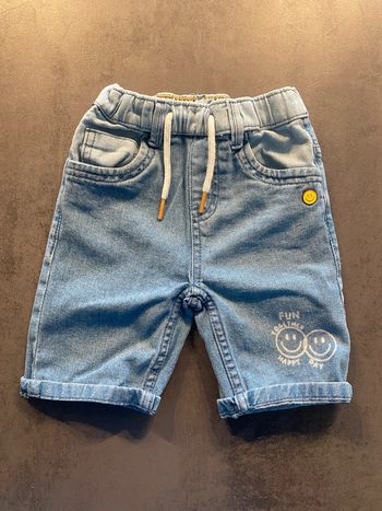 Short bermuda bleu denim « smiley » Losan taille 5 ans