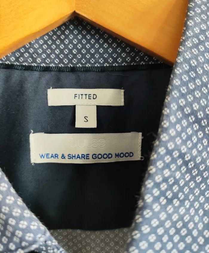 Chemise Jules Taille S à motif bleu - photo numéro 3
