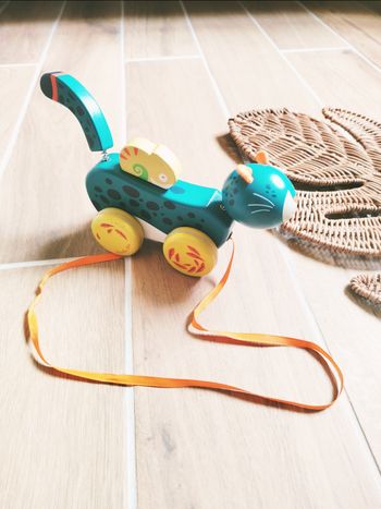 🐆 Panthère à promener en bois marque Moulin Roty