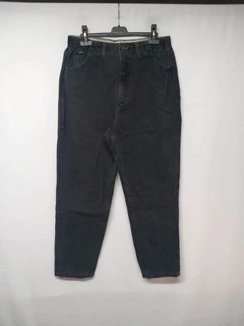 Jeans taille haute Lee Noir en coton