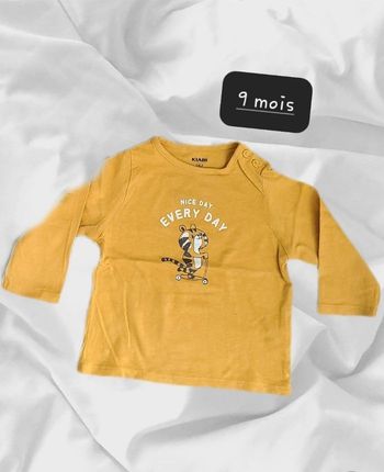 Tee-shirt manche longue 9 mois