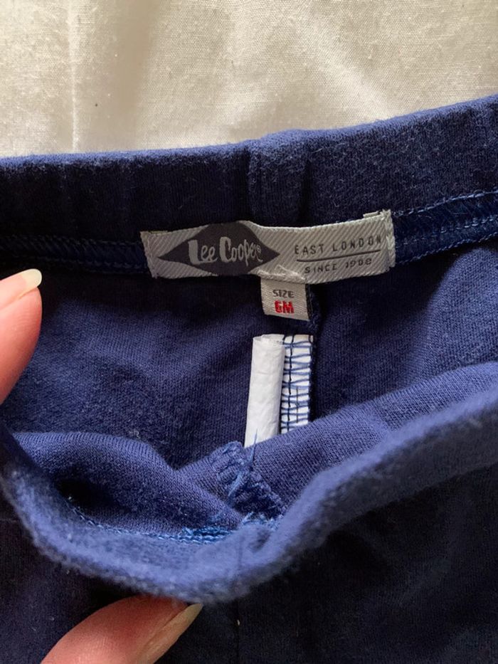 Ensemble Lee Cooper 6 mois tee-shirts manche longue, legging et petite veste - photo numéro 8
