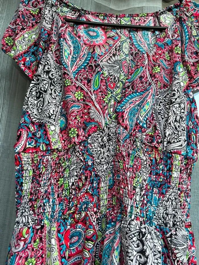 Robe longue à motif - photo numéro 2