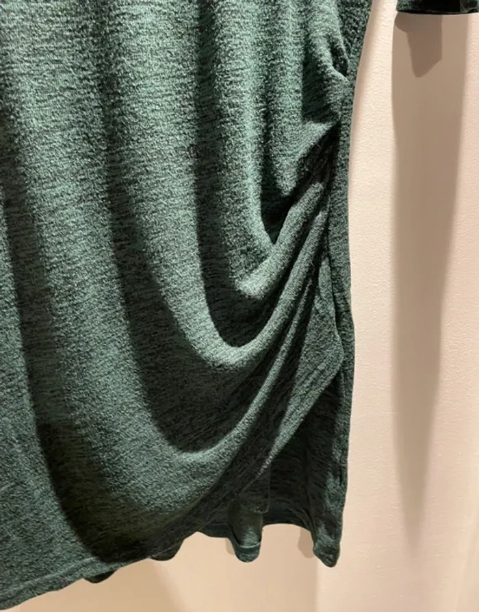 Robe verte manches 3/4 Enzoria Paris TU - photo numéro 4