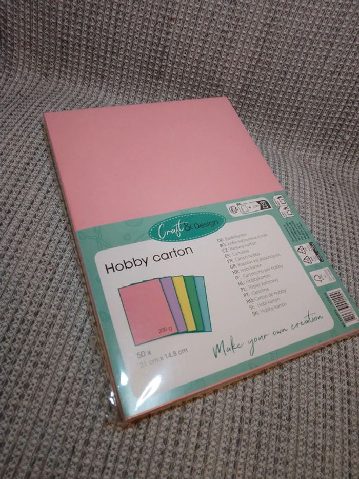 Papier cartonné A5 couleurs pastels x50 - photo numéro 6