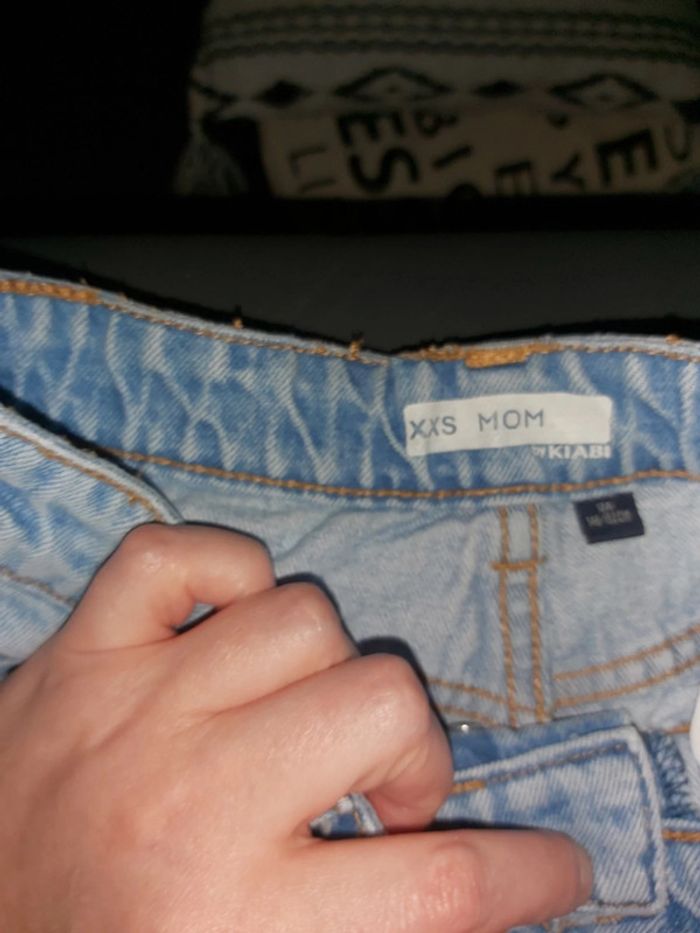 Jean mom taille 12 ans 152cm 2xs kiabi - photo numéro 3