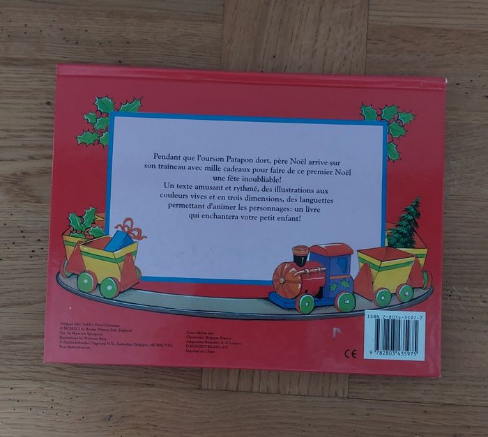 Le premier Noël de l'ourson Patapon - livre animé avec languettes et en 3 dimensions - photo numéro 6