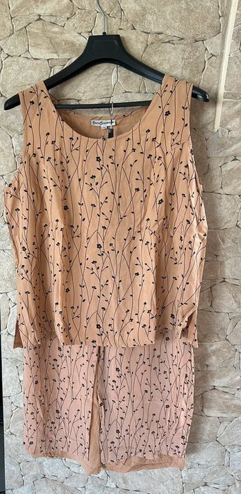 Pantacourt + débardeur T50