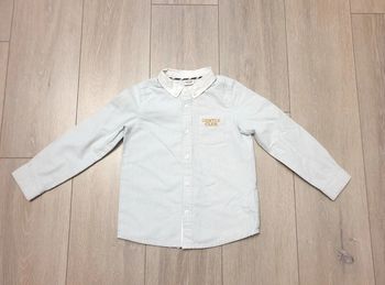 Chemise  bleu et blanc rayé. Garçon 6 ans. Marque Tape à l'oeil