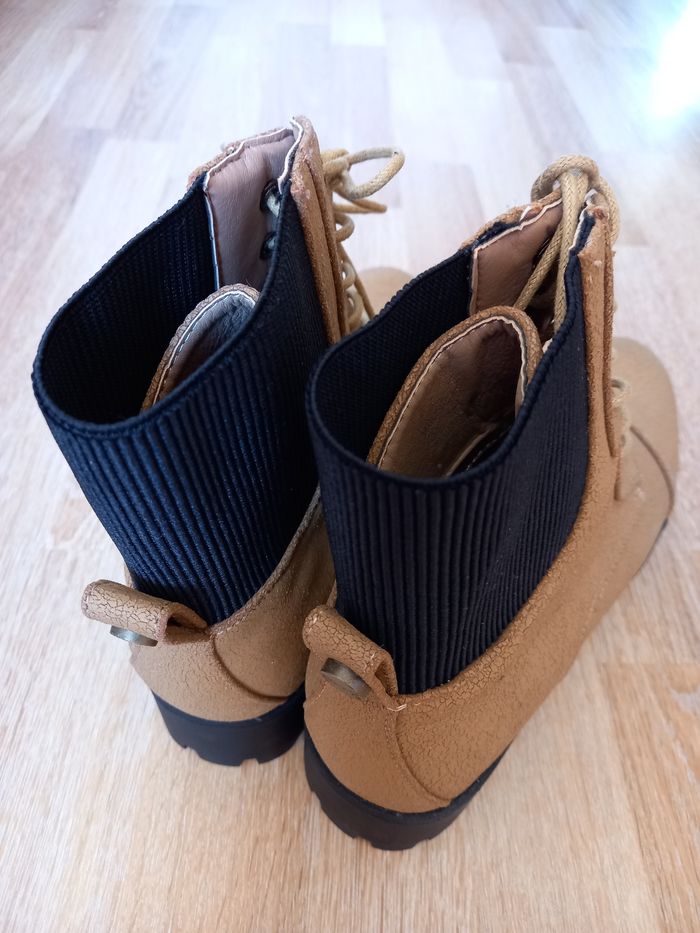 Chaussures femme neuves cuir vegan camel Seven7 T41 – 12€ - photo numéro 3