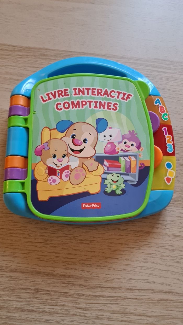 Livre interactif comptines