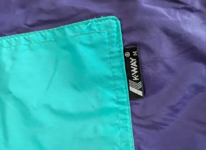 Veste vintage - K-way - taille M - photo numéro 8