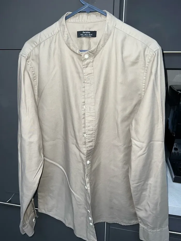 Chemise homme col mao