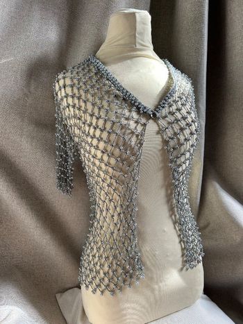 Boléro en crochet vintage