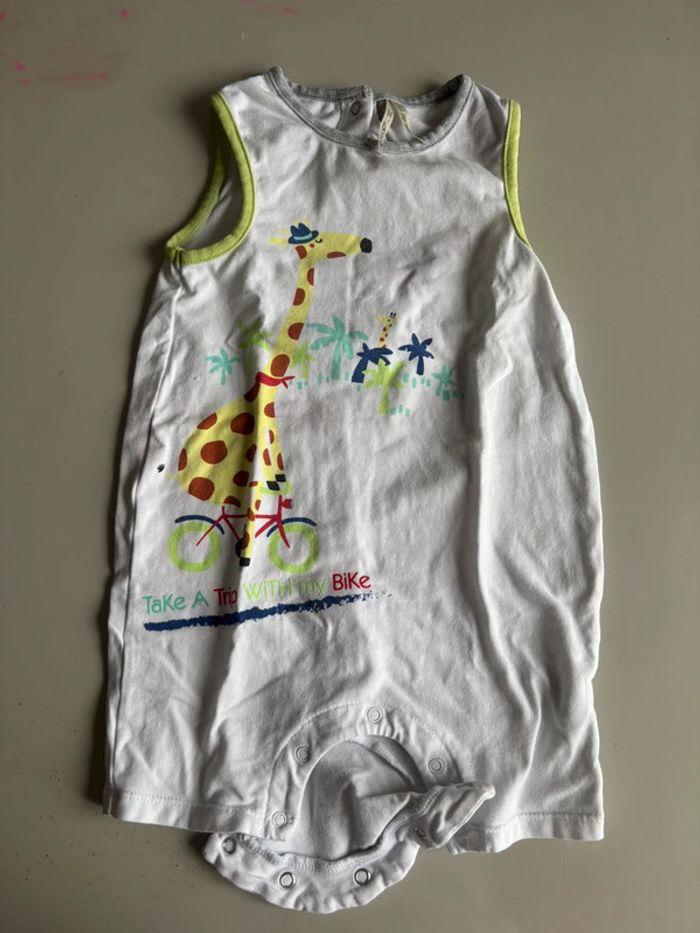 Lot de 3 combinaisons short 24 mois 2 ans - photo numéro 8