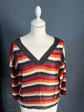 Haut fin Mango manche 3/4