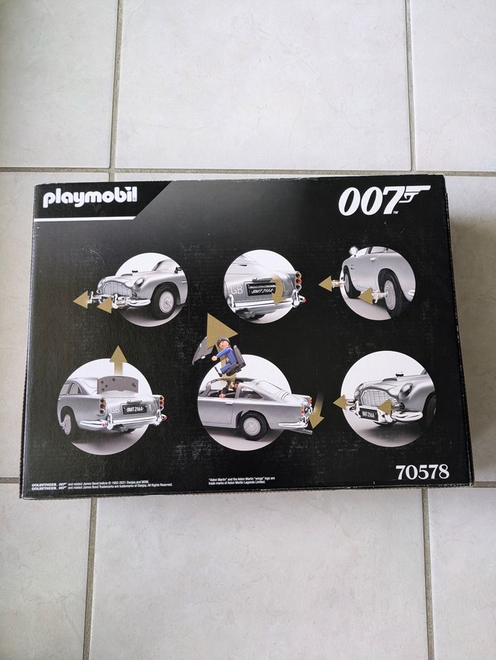 Playmobil 007 James Bond aston Martin db5 édition goldfinger 70578 - photo numéro 3