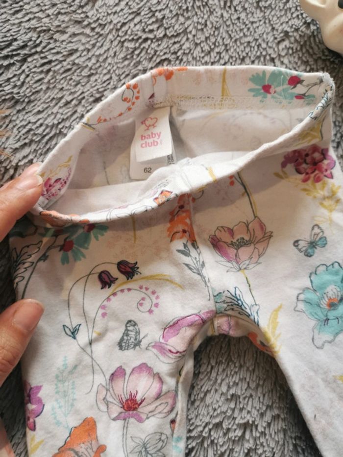 Legging à fleurs Baby Club 3 mois - photo numéro 2