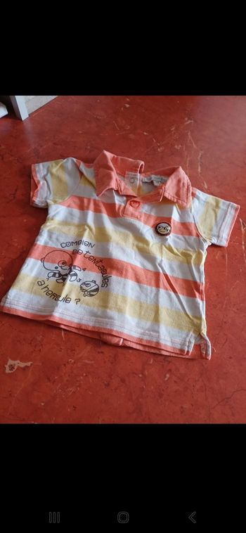 Polo bébé taille 3 mois