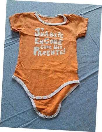 Body Kimbaloo 6 mois j'habite encore chez mes parents