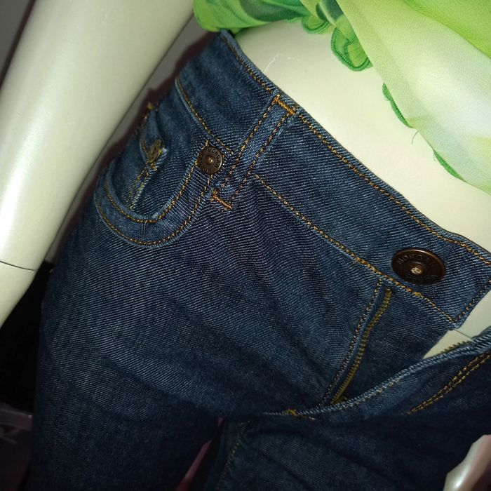 Bermuda / Pantacourt / short longueur genoux en jean Bleu brut by Morgan état neuf taille 36 - photo numéro 7