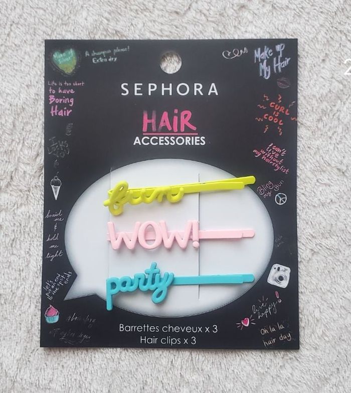 Lot de barettes cheveux sephora