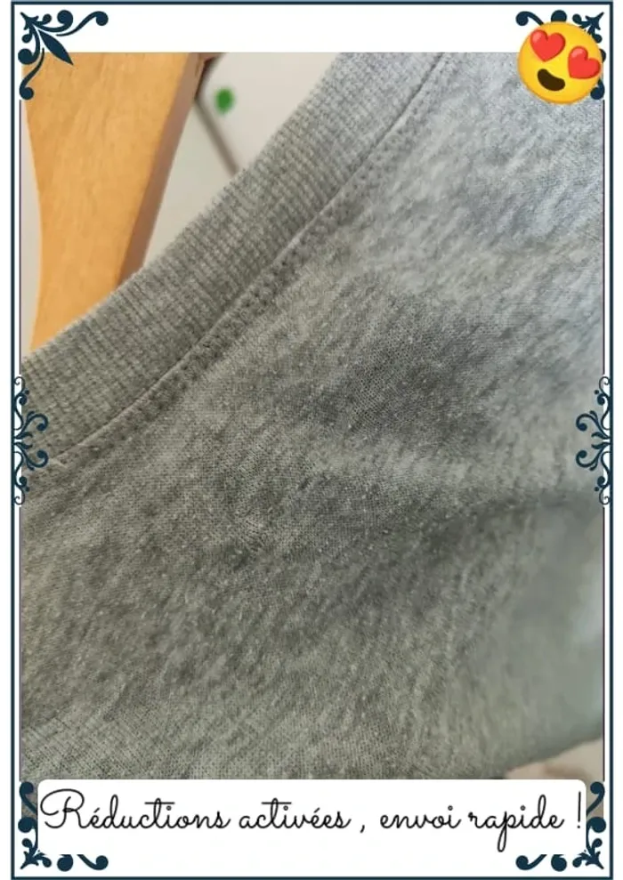 Pull gris homme Taille M - photo numéro 2