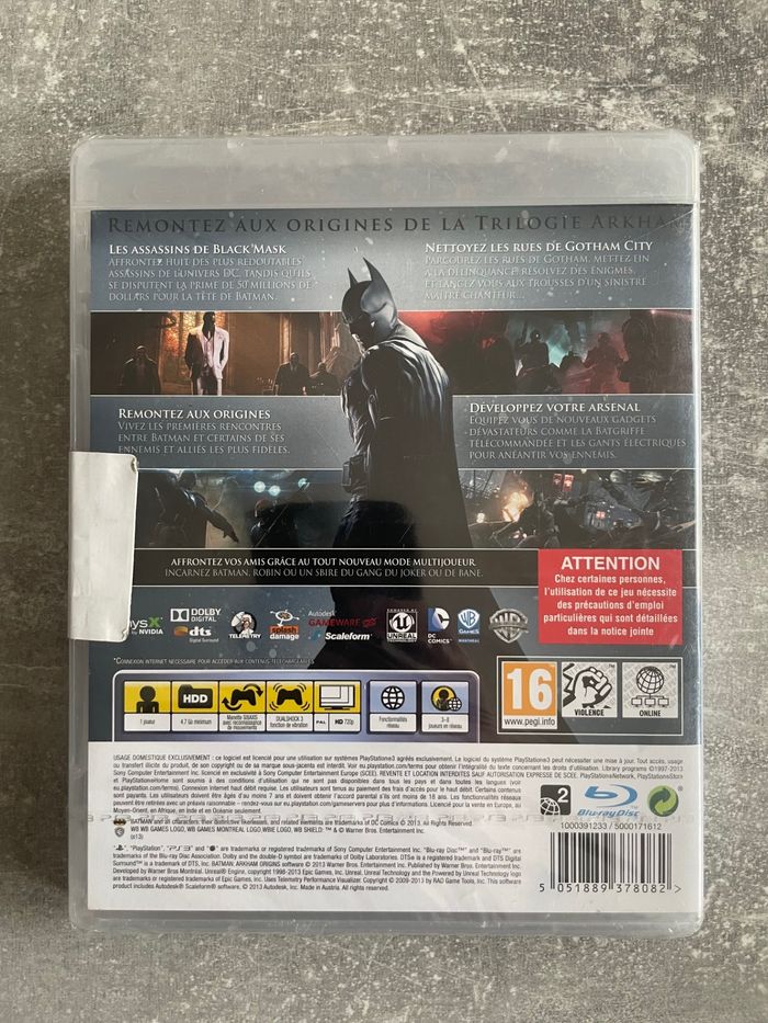 Jeu pour Sony PS3, Batman arkham origins en français. - photo numéro 2