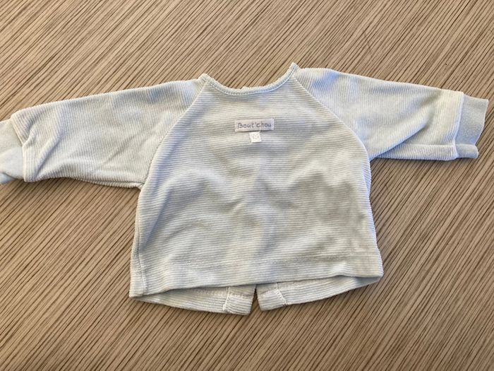 Gilet bout chou naissance velours