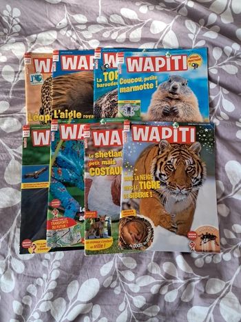 Lot 8 magazines wapiti