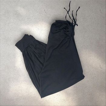 Pantacourt jambes larges taille élastique confortable taille unique