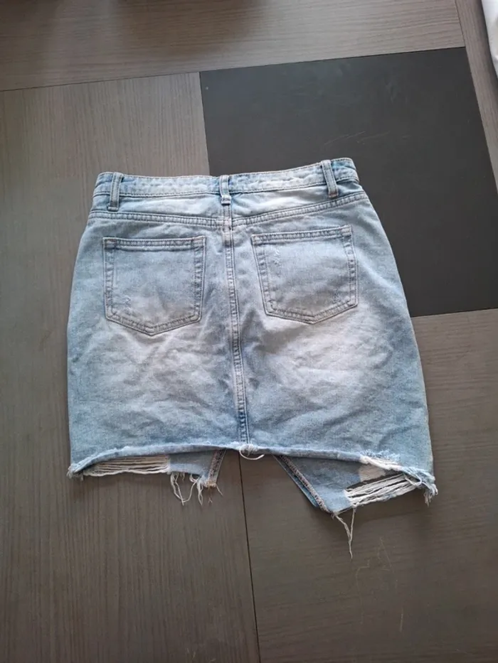 Jupe en jeans asymétrique - photo numéro 2