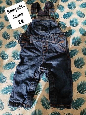 Salopette en jeans 6 mois