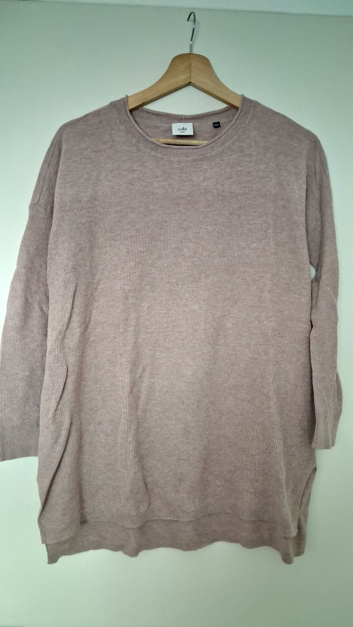 Pull rose clair fille 14-16 ans XXS - photo numéro 3