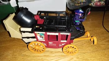 Figurine Vintage 1998 Fisher Price Cannonbal Coach Great Adventures Castle Figure