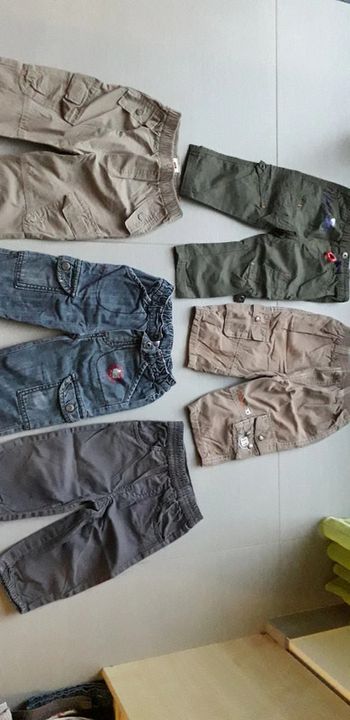 Lot de 5 pantalons garçon 12 mois